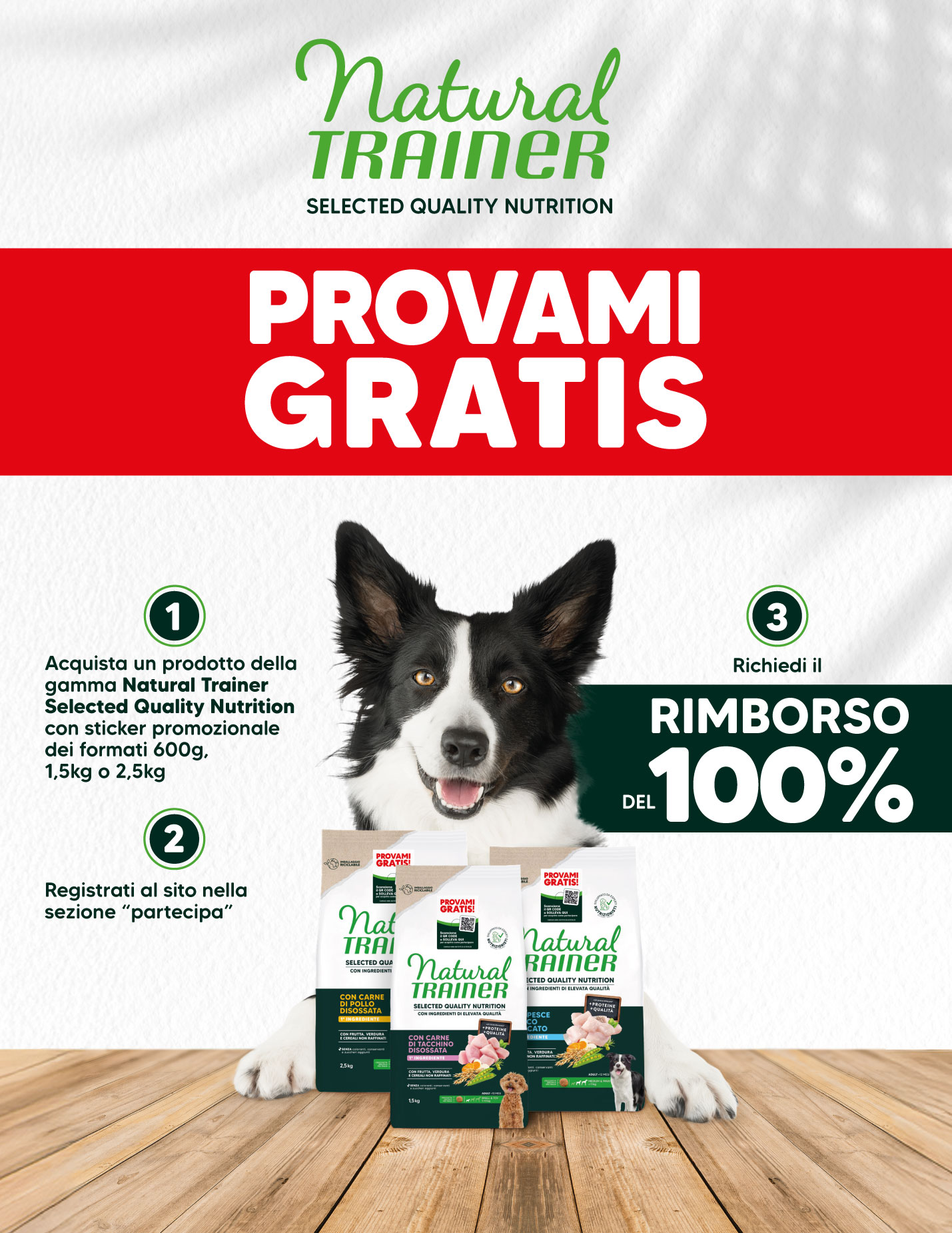 Key visual versione mobile dell'iniziativa PROVAMI GRATIS